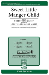 Sweet Little Manger Child SATB choral sheet music cover
